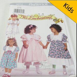 Butterick 3272 Clothing Pattern Child Dress, Bloomers - Pantaloons UNCUT